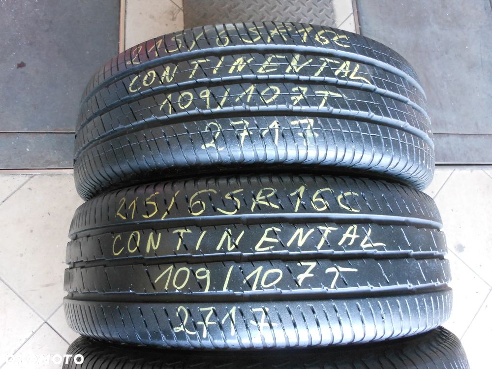 Opony 215/65r16c continental vanco 2 2x8.5mm 2x7,5mm lato komplet - 3