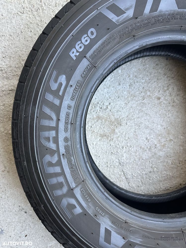 215/70 R15 C Bridgestone Duravis R660 Dot 2021 - 6