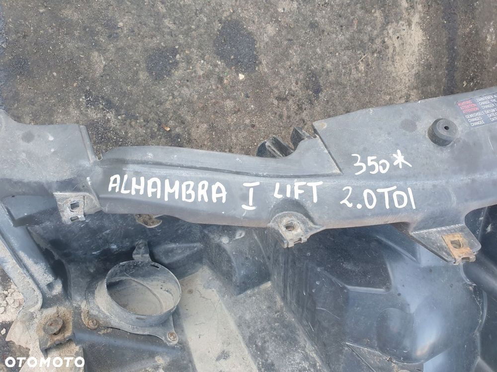 PAS PRZEDNI WZMOCNIENIE CZOŁOWE KOMPLET CHŁODNIC SEAT ALHAMBRA LF 2.0 TDI - 9