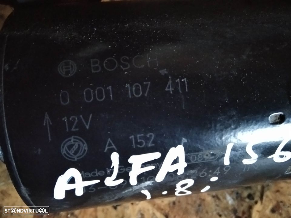 MOTOR DE ARRANQUE ALFA 147 156 1.6 1.8TS  0001107411 - 2