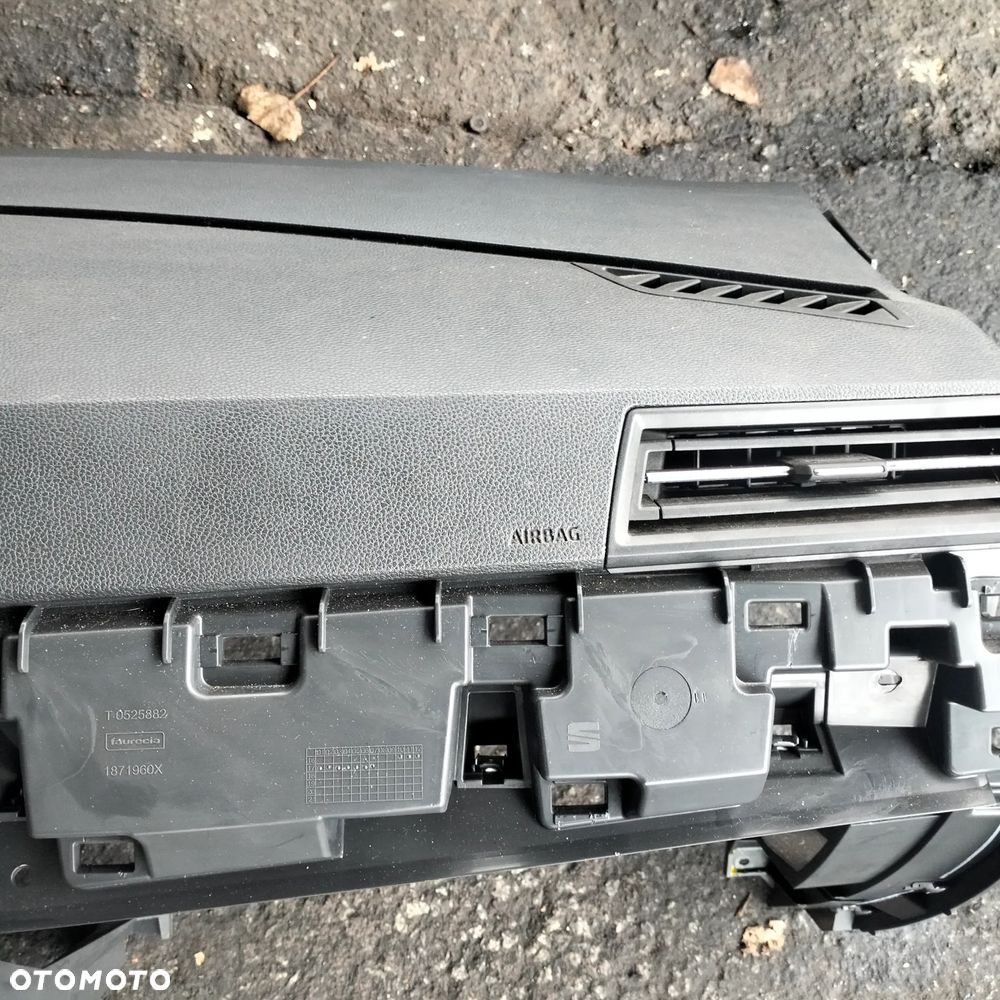 SEAT IBIZA 5 6F DESKA KONSOLA  PODUSZKI PASY W ORGINALE 2017 - 2