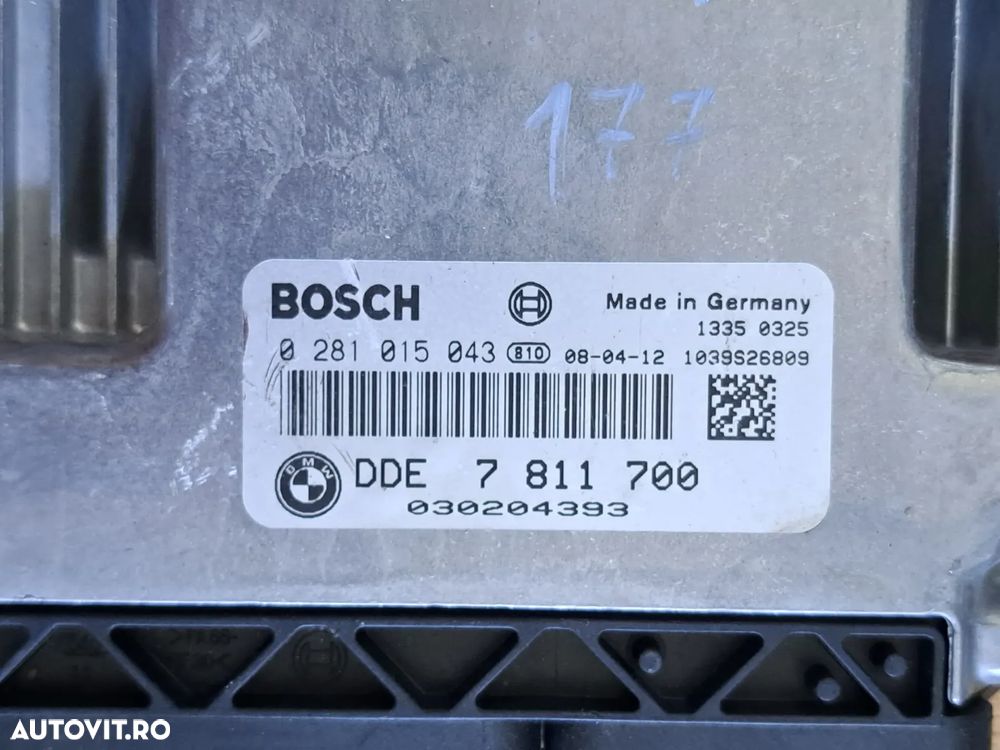 Calculator ECU motor unitate DDE original BMW E81 E87 LCI E82 E88 E90+LCI E91 E92 E93 - 2