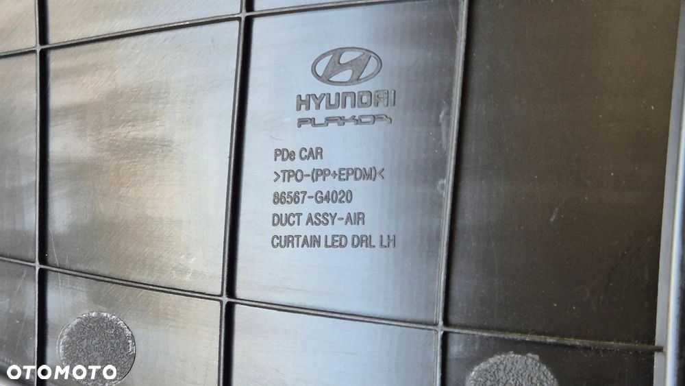 Kierownica powietrza Wlot Kanał LEWA Hyundai i30 III 2017- OE 86567-G4020 - 10