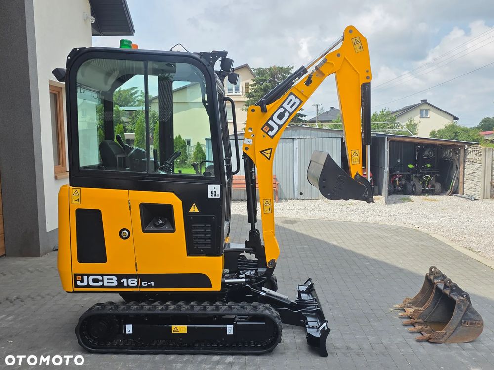 JCB JCB 16 C-1 mini koparka 3 łyżki szybkozłącze 19c1 sprowadzona 8018 serwisowana - 37