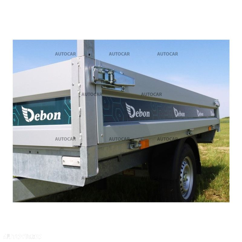 Autocar Remorca basculabila pe o singura parte cu sistem de franare pe 2 axe Debon PW1.2 ECO - 11