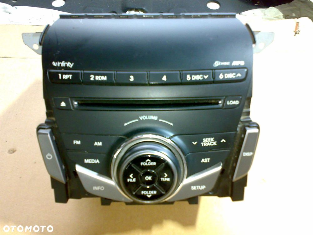 hyundai grandeur azera 2011 2014 radio panel nawigacja 6 disc mp3 - 1