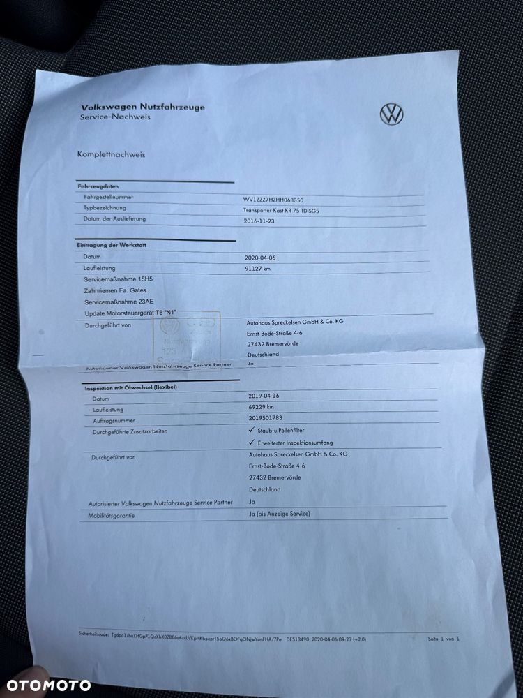 Volkswagen Transporter L1H1 - 25