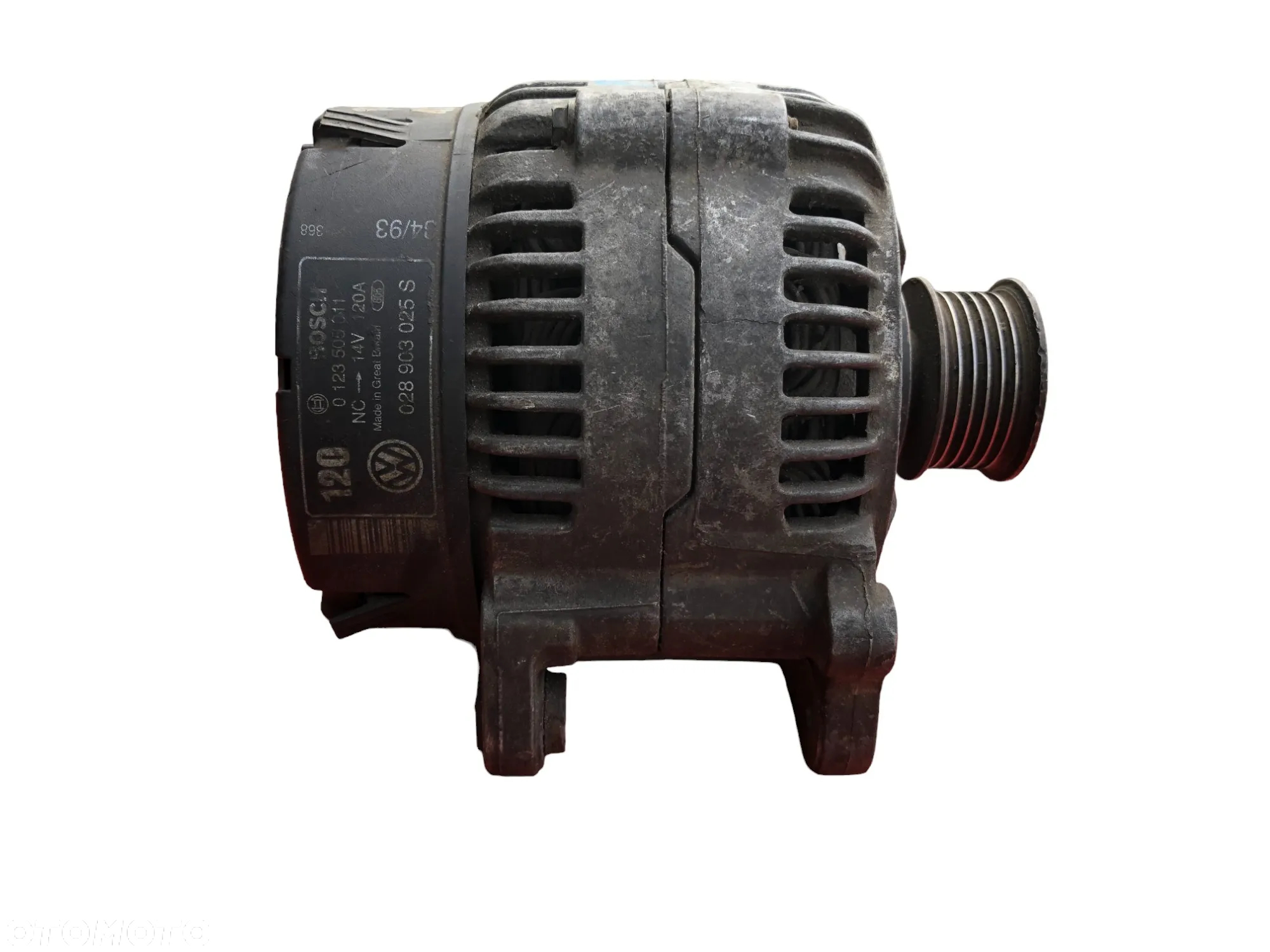 Alternator 6PK 120A 028903025s Audi Seat Skoda Volkswagen Sharan 1.9 2.5TDI - Gwarancja Wysyłka - 4