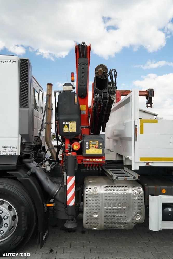 Iveco STRALIS / 310 / 4x2 / BASCULĂ - 5,3 M / HDS FASSI 135 - 8 M / EURO 6 - 21