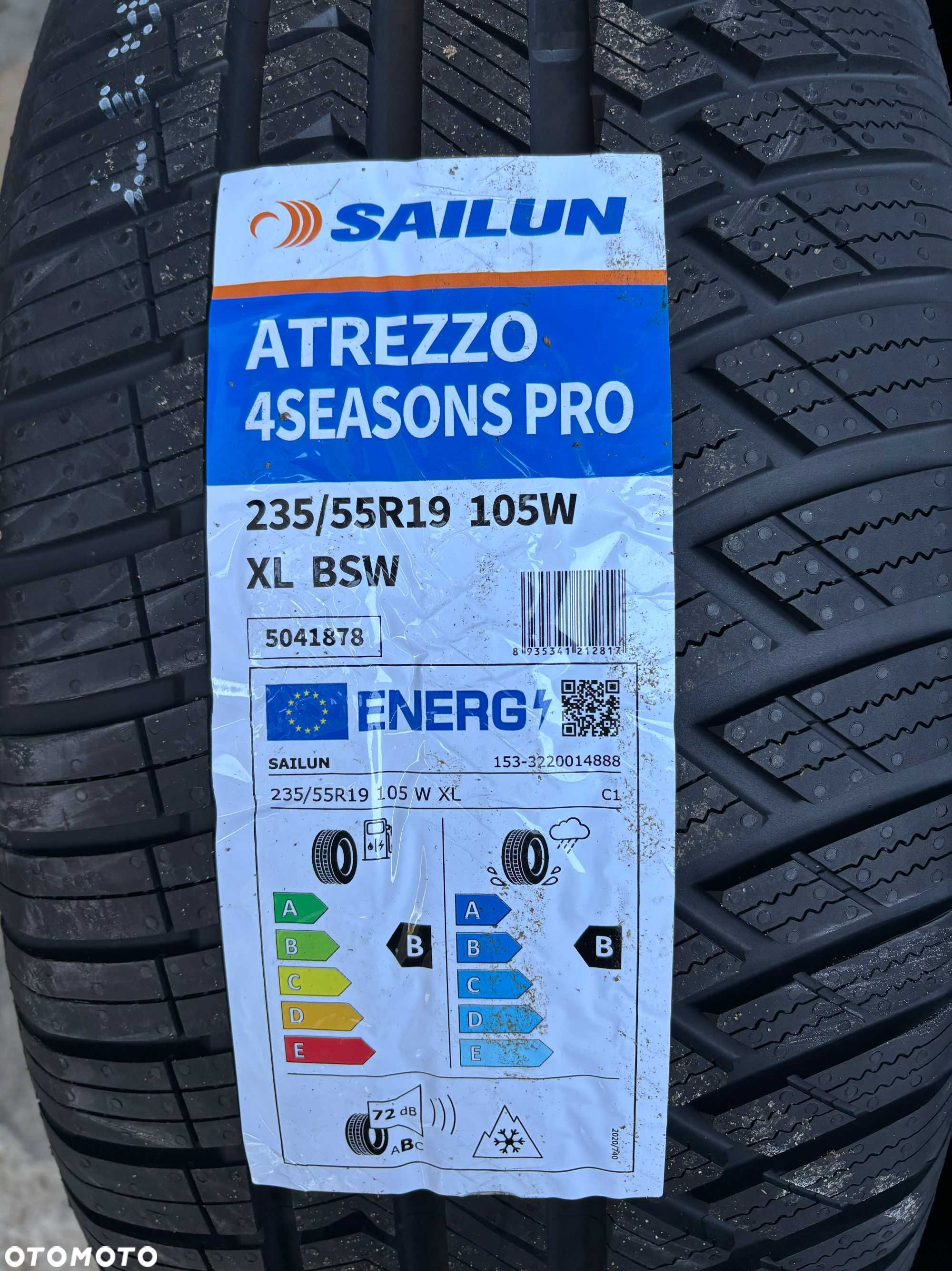 Okazja opony całoroczne 235/55R19 SAILUN ATREZZO 4SEASONS PRO 2024r. - 2