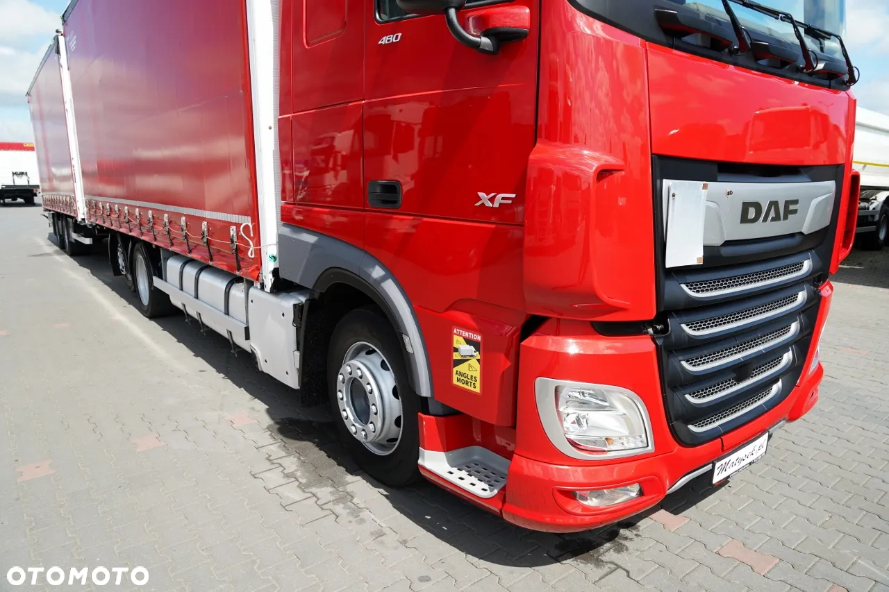 DAF XF 480 / ZESTAW TANDEM / 120 M3 / PRZEJAZDOWY / PO ZŁOTYM KONTRAKCIE SERWISOWYM - 9