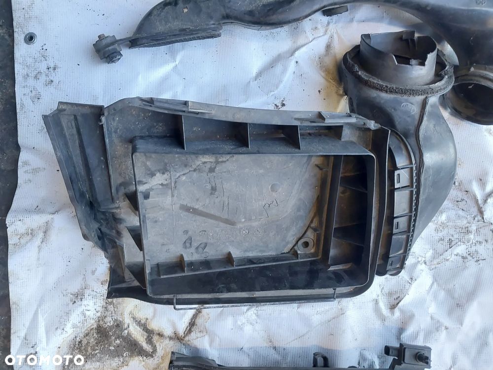 BMW E39 530 3.0D 192KM Osłona pokrywa górna pokrywy silnika obudowa filtra powietrza rura przewód powietrza dolot - 14