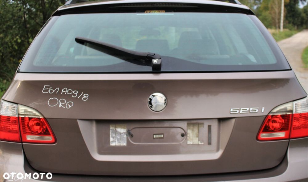 KLAPA TYŁ TYLNA BMW E61 A09 AMETHYSTGRAU ORYGINAŁ