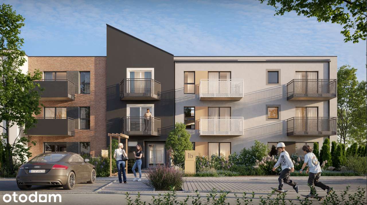 3-pokojowe mieszkanie 52m2 + balkon Bezpośrednio