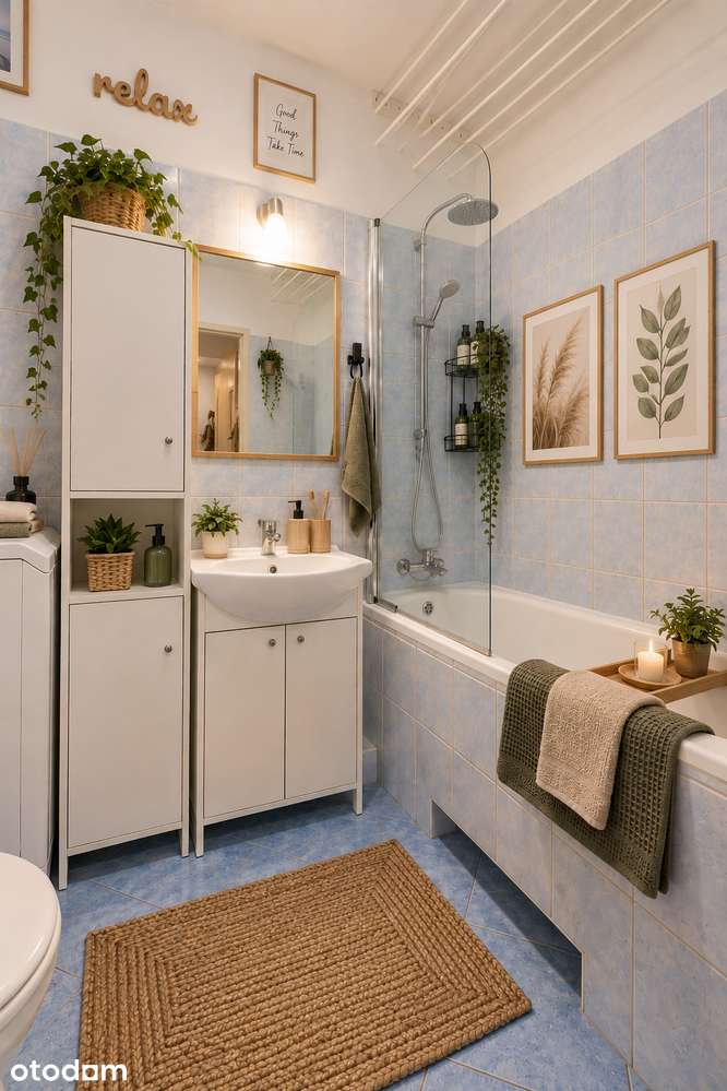 Naturalny klimat, jasne wnętrze z balkonem| 2 pokoje | Aluzyjna|44 m²