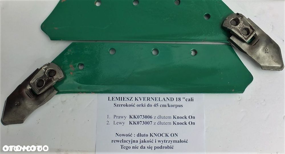 Lemiesz Kverneland, dłuto, pierś, odkładnia, płoza - 14