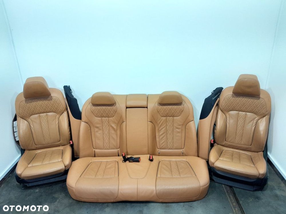 BMW 7 G11 FOTELE KANAPA BOCZKI COGNAC NARI - 2