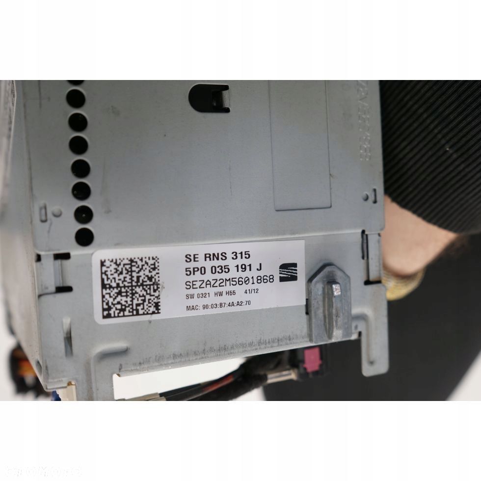 SEAT LEON II LIFT 12r RADIO NAWIGACJA NAVI GPS 5P0035191J - 4