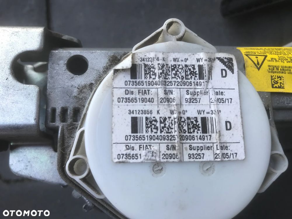 Fiat Panda III 12- Pas Napinacz Dopinacz Prawy Przód - 2