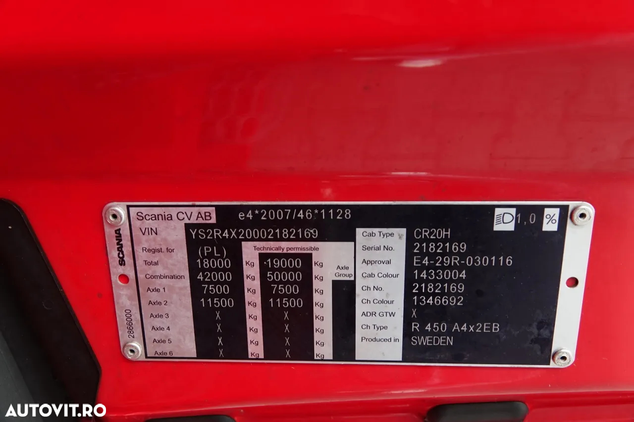 Scania R 450 / LOWDECK / MEGA / 2021 / DUPĂ CONTRACTUL DE SERVICE GOLD - 35