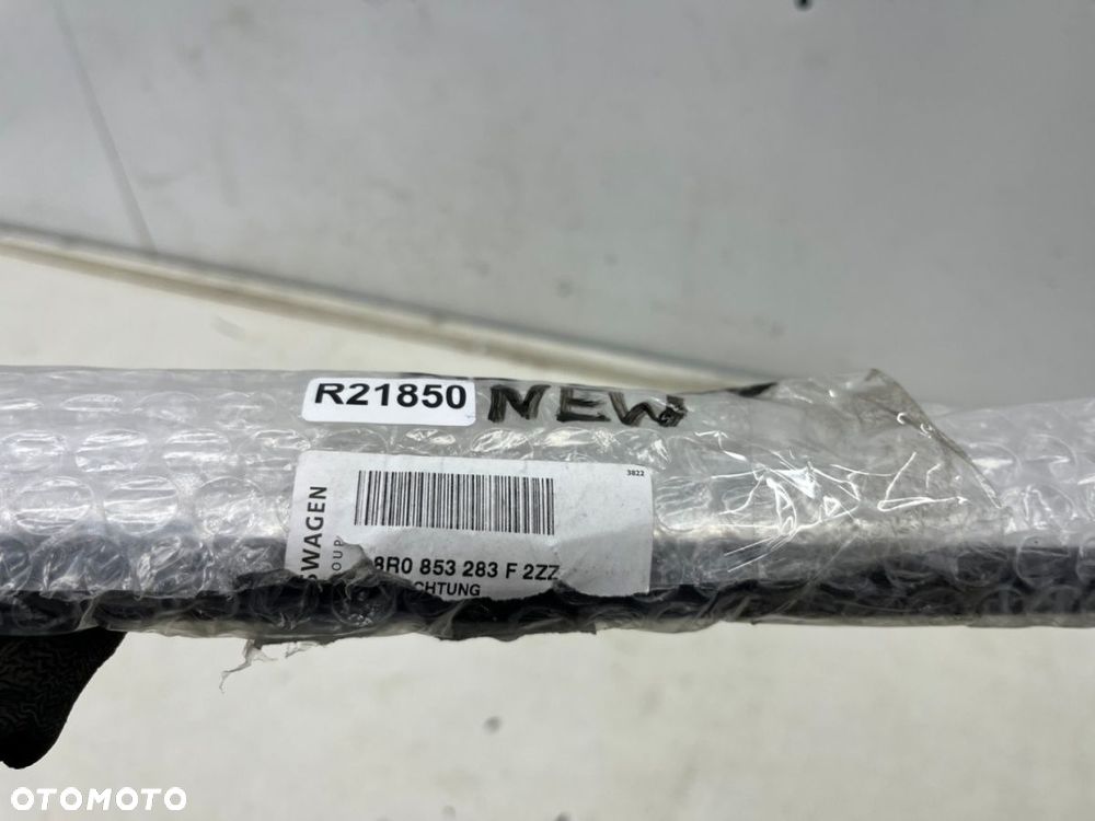 Listwa Audi Q5 8R 08-16r. NOWA lewa przednia zgarniająca uszczelka zewnętrzna szyby drzwi CHROM - 8