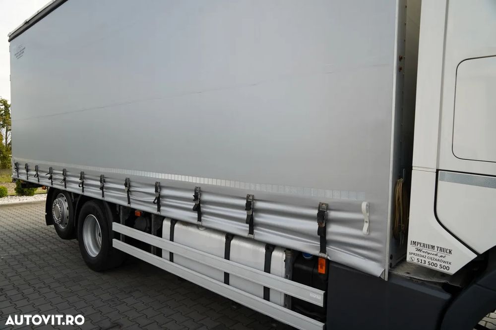 Scania S 450 / CORTINĂ 7,7 M / 60 M3 / SOLO / 6X2 / AXĂ RIDICATĂ / 2019 / - 13