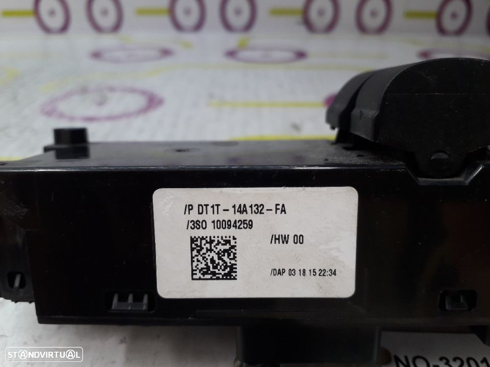 Comando de Vidros Frt / Esq Ford Focus III de 2015 - Ref : DT1T14A132FA - NO320126 - 3