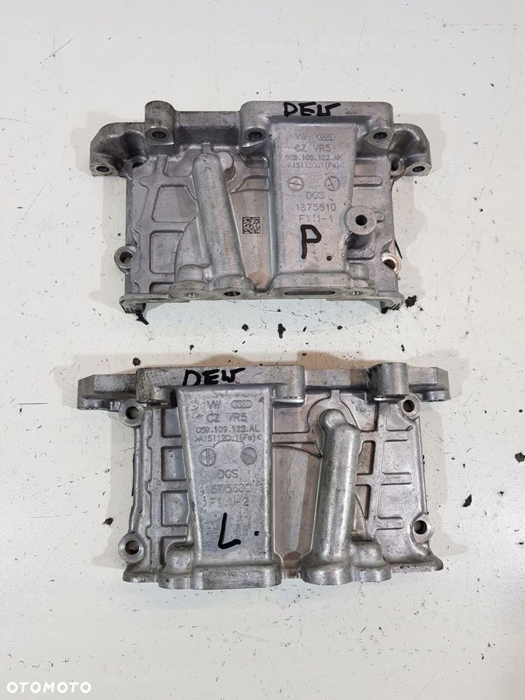 obudowa rozrządu prawa lewa 059109122al audi a6 c8 a7 vw 3.0tdi - 1