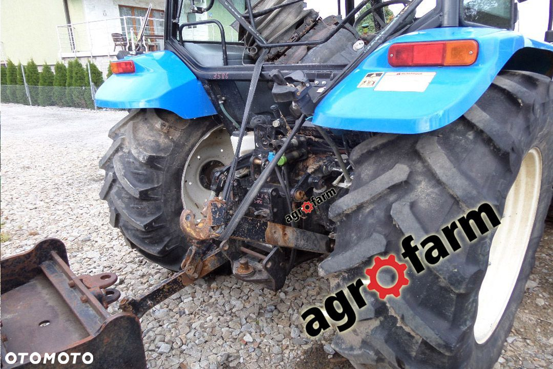 New Holland części TL 90 80 70 100 skrzynia silnik most oś napęd kabina podnośnik zwolnica obudowa - 3