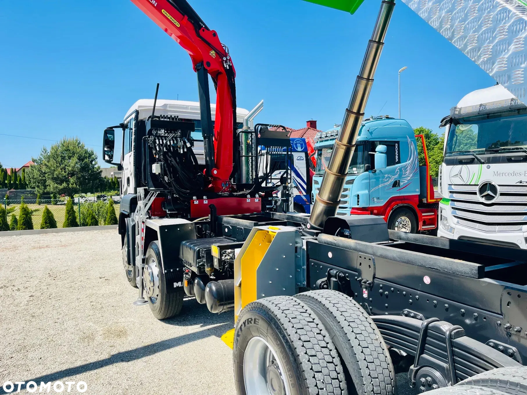 MAN MAN TGS TGX 35.400 // 8x4 // E5 // wywrotka kiper + HDS z czerpakiem / - 13