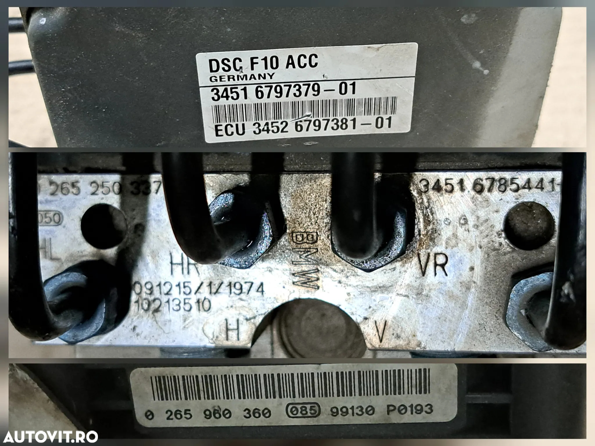 Modul unitate pompa ABS DSC originala BMW F10 F11 F12 F13 - 2