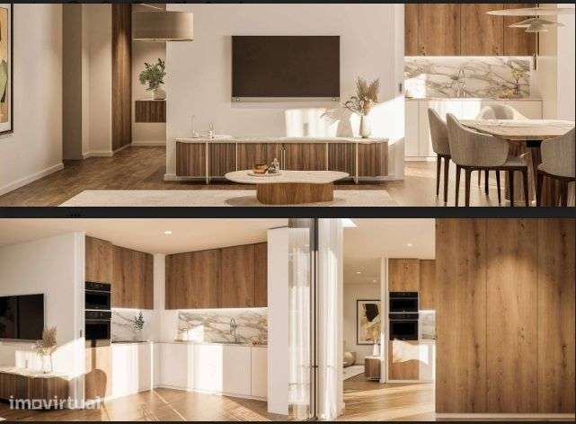 Apartamento T2 de luxo com terraço em S. João da Madeira - Grande imagem: 2/6