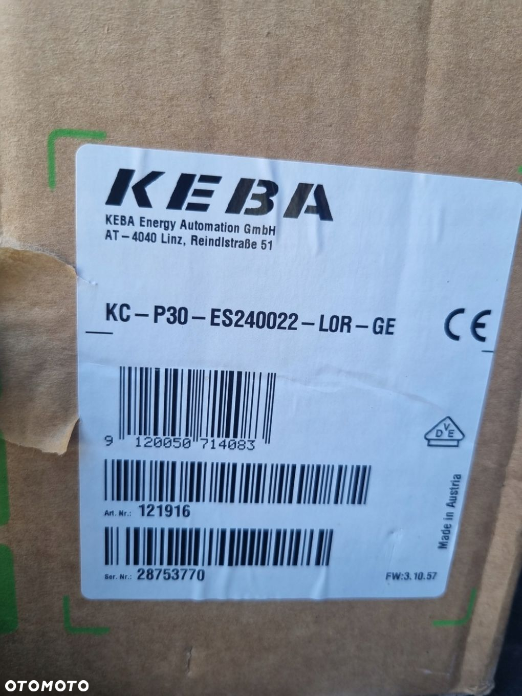KEBA WALLBOX STACJA ŁADOWANIA Ładowarka naściennA 22KW KC-P30-ES240022-E0R- - 2