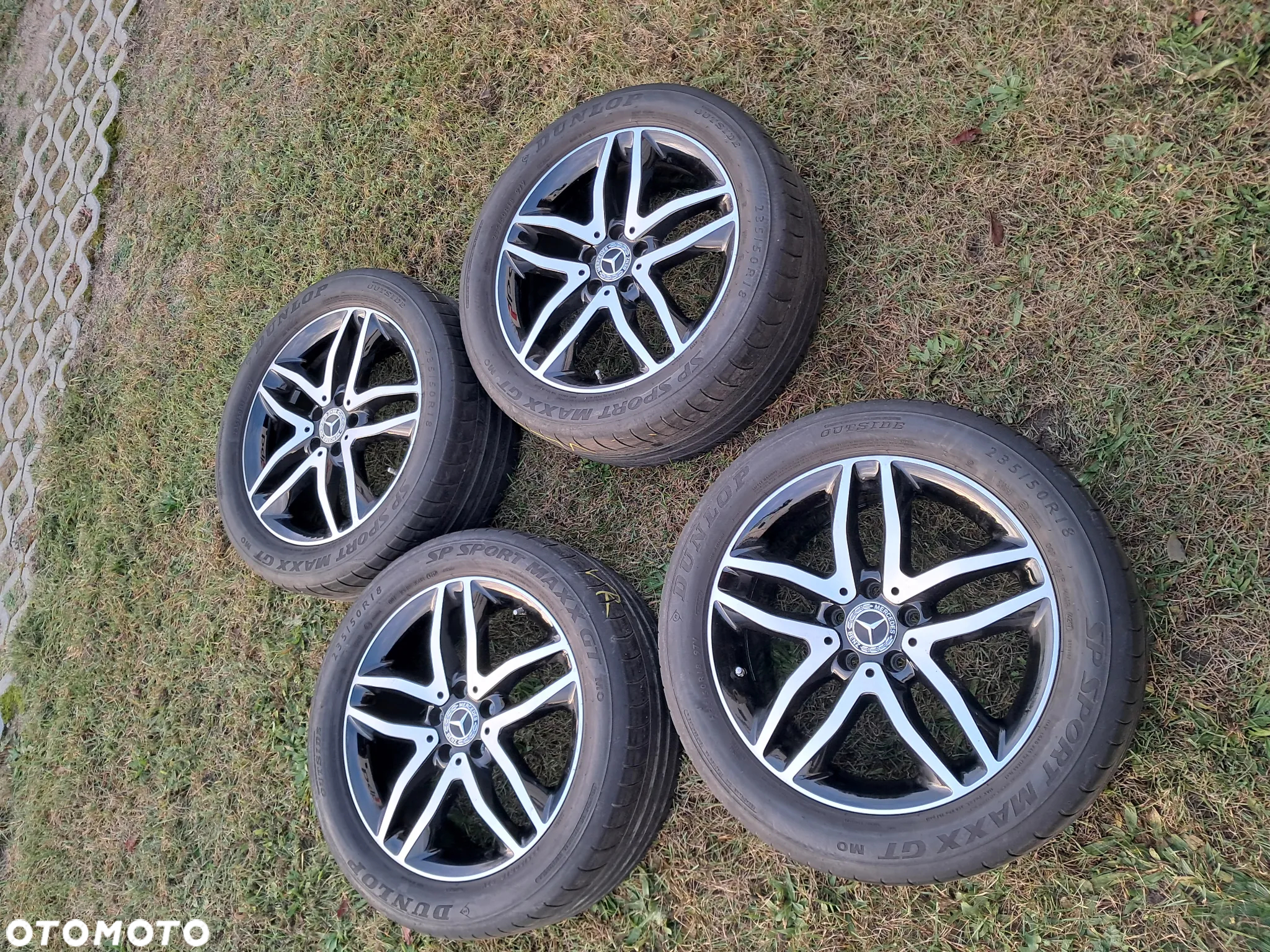 Fekgi aluminiowe Mercedes GLA B klasa a klasa Vito 447 7Jx18" et46 czujniki tpms - 2