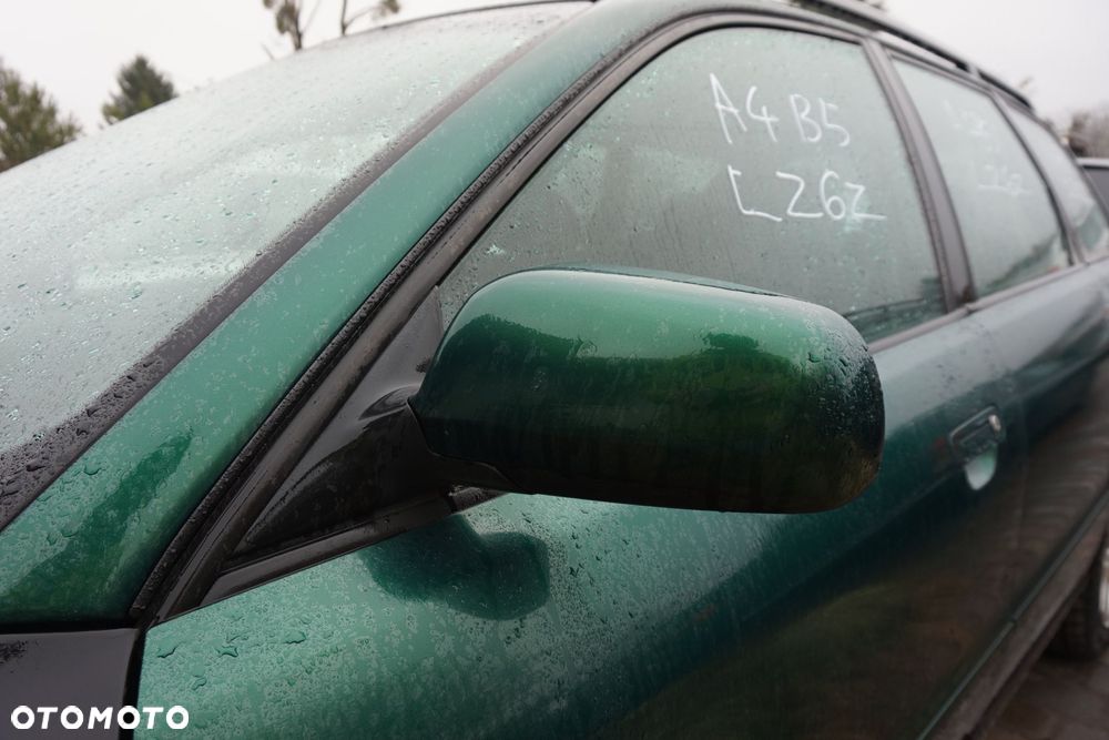 LUSTERKO ELEKTRYCZNE LEWE A4 B5 LZ6L ZIELONY AUDI 1994-2001 - 1