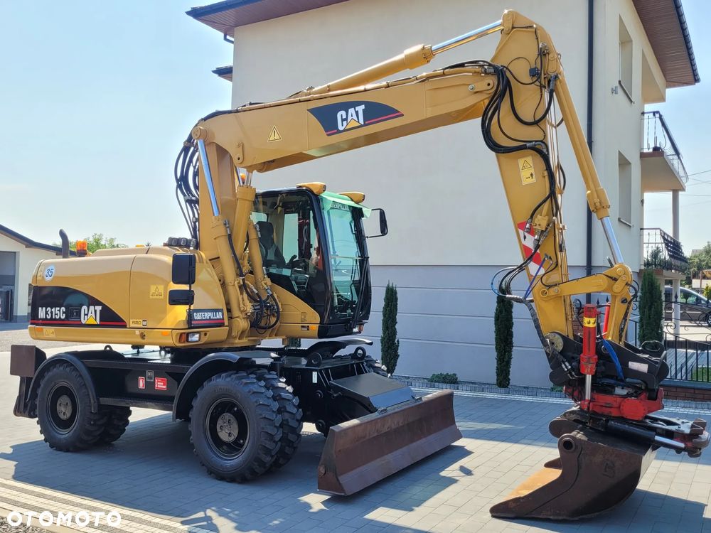 Caterpillar M315C / ROTOTILT ze szczypcami / ZADBANY EGZEMPLARZ / - 1
