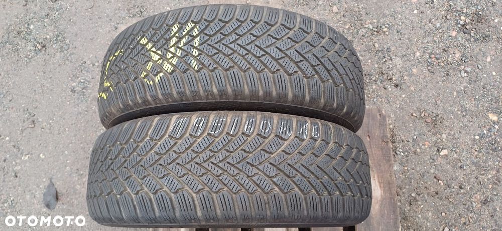 195/60R16 89H CONTINENTAL , dwie opony zimowe.