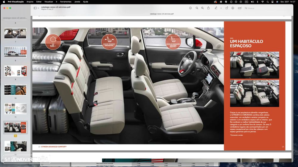 Citroën C3 Aircross 1.6 BlueHDi Shine S&S - 19