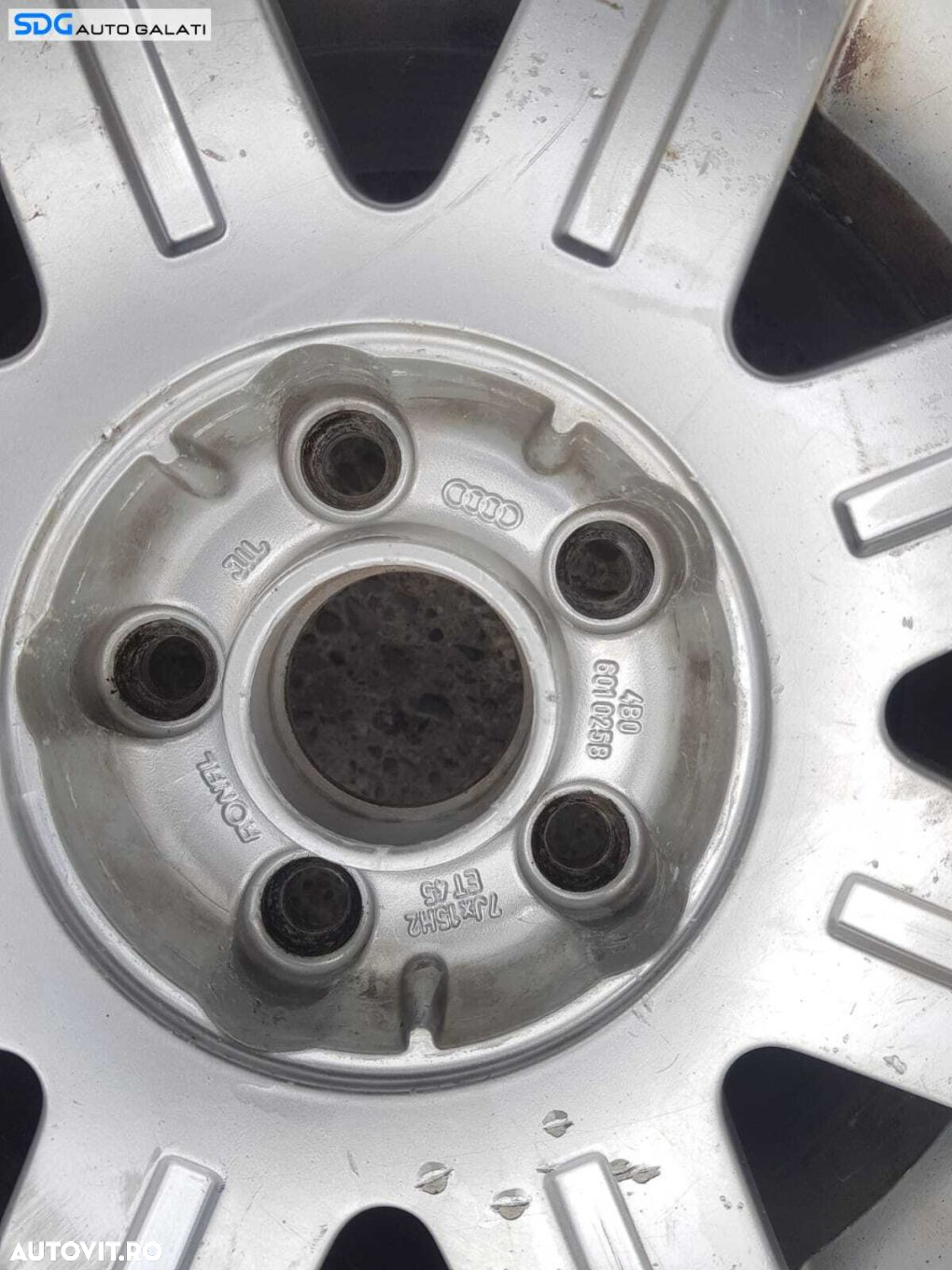 Set 4 Jante Roti Aliaj 5x112 195 65 R15 7JX15H2 ET45 7JX15H2 ET45 VW Golf 5 2004 - 2008 Cod 4B0601025B - 6
