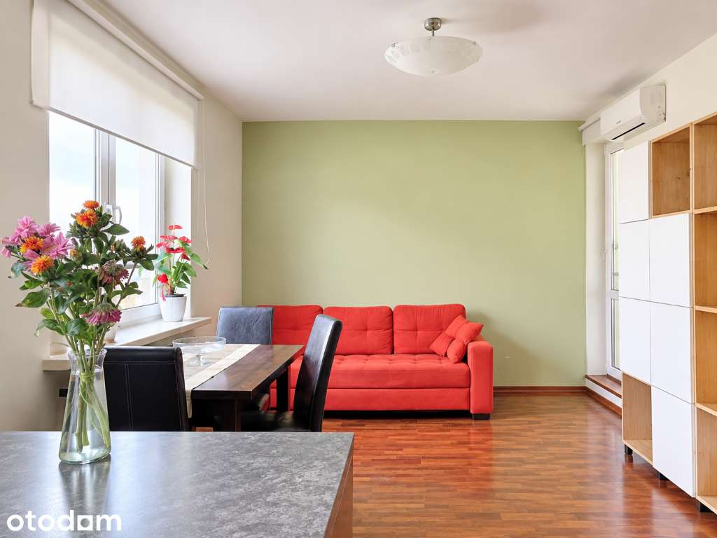 2-pokojowe,41 m2+6 m2 logia+ garaż w cenie, klimatyzacja, winda, metro