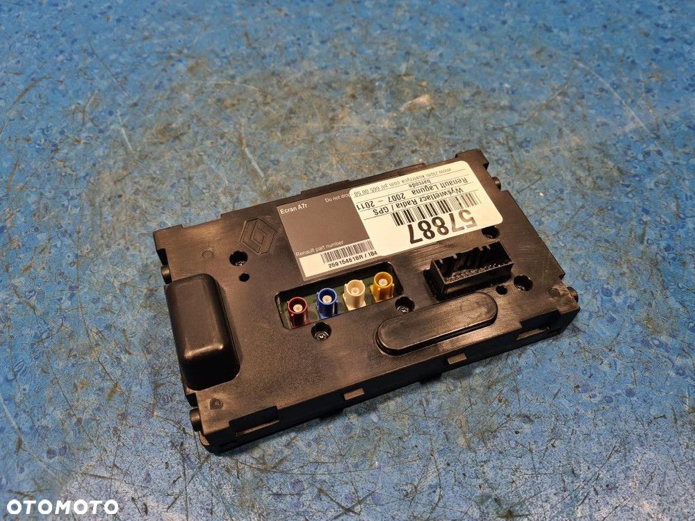 RENAULT LAGUNA III WYŚWIETLACZ RADIA / GPS 259154618R - 7