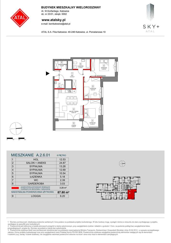 4-pokojowe mieszkanie 87m2 + loggia Bezpośrednio - Pełny obrazek: 2/24