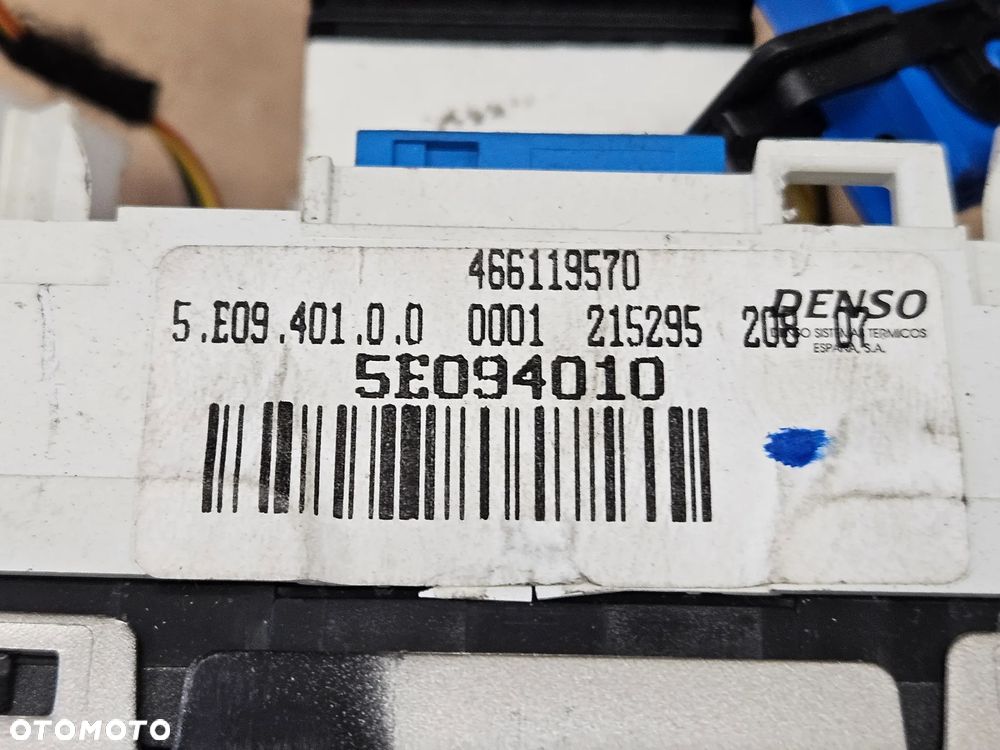 Opel Corsa D panel sterowania nawiewu dmuchawy - 3