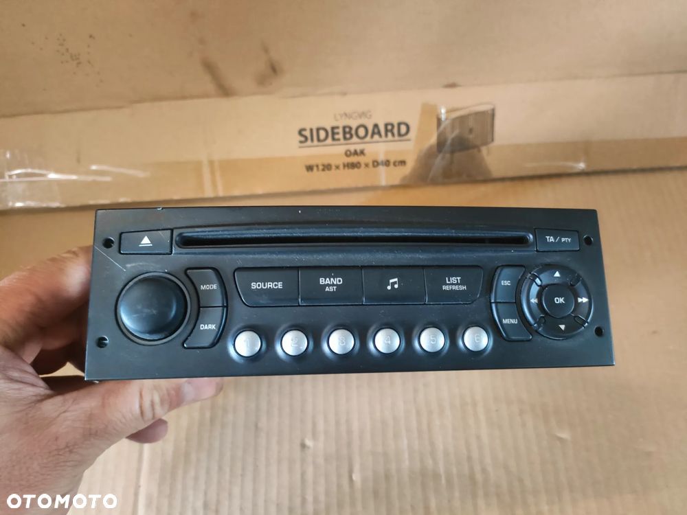 CITROEN C4 I 04- RADIO RADIOODTWARZACZ ORYGINALNE 9647521077 - 5
