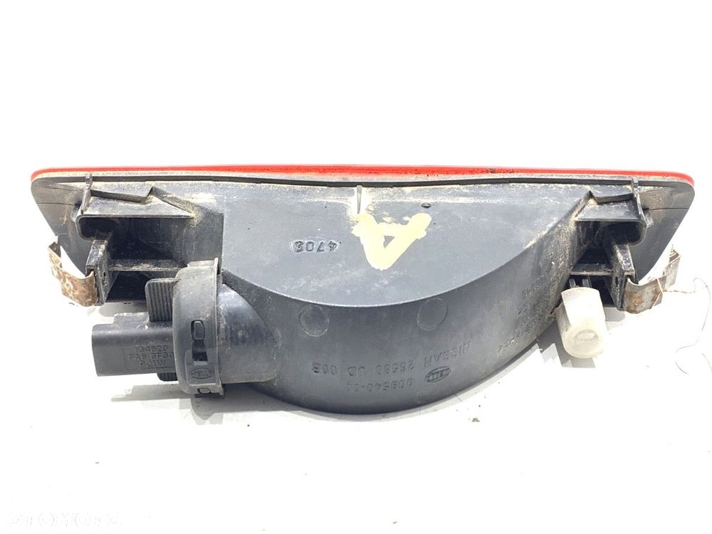 LAMPA ZDERZAKA TYŁ  NISSAN QASHQAI / QASHQAI +2 I (J10, NJ10, JJ10E) 2006 - 2014 1.6 86 kW [117 KM] - 3