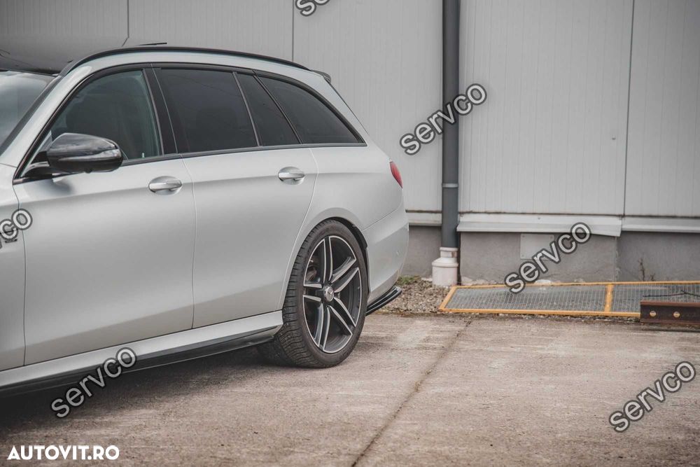 Prelungire splitter bara spate Mercedes E Class S123 E63 Amg Estate 2017- v5 - Maxton Design - 3