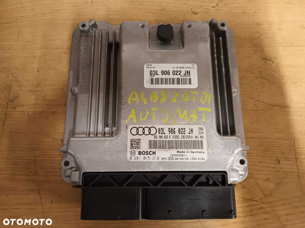 Sterownik silnika komputer 2.0 TDI AUDI A4 B8 A5 automat