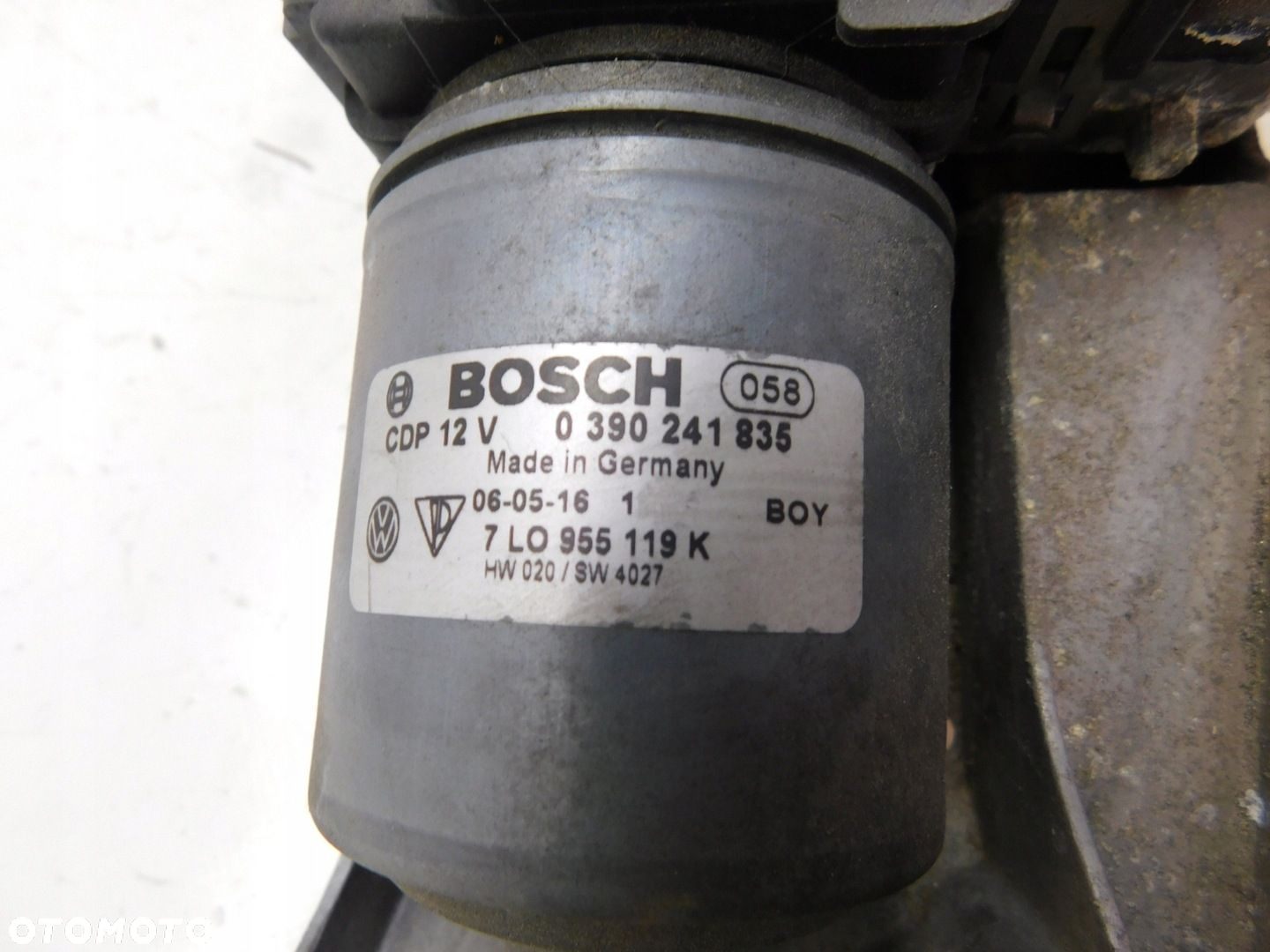 MECHANIZM WYCIERACZEK PRZÓD 7L0955023P Porsche CAYENNE I 9PA TOUAREG 7L5 EU - 7
