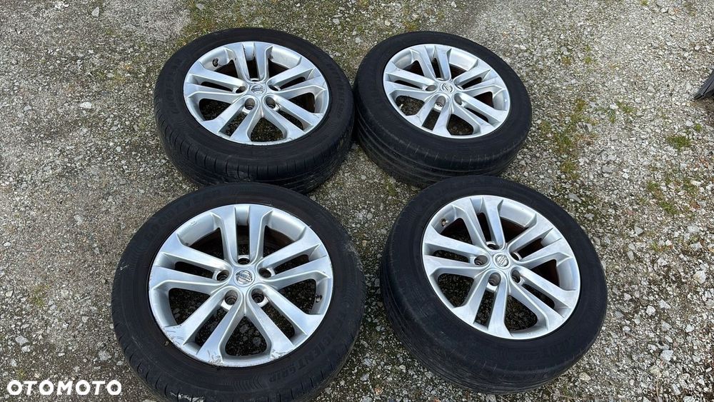Nissan Juke F15 KOŁA FELGI ALUMINIOWE OPONY 17 CALI 215/55/17 KOMPLET 4szt. - 1