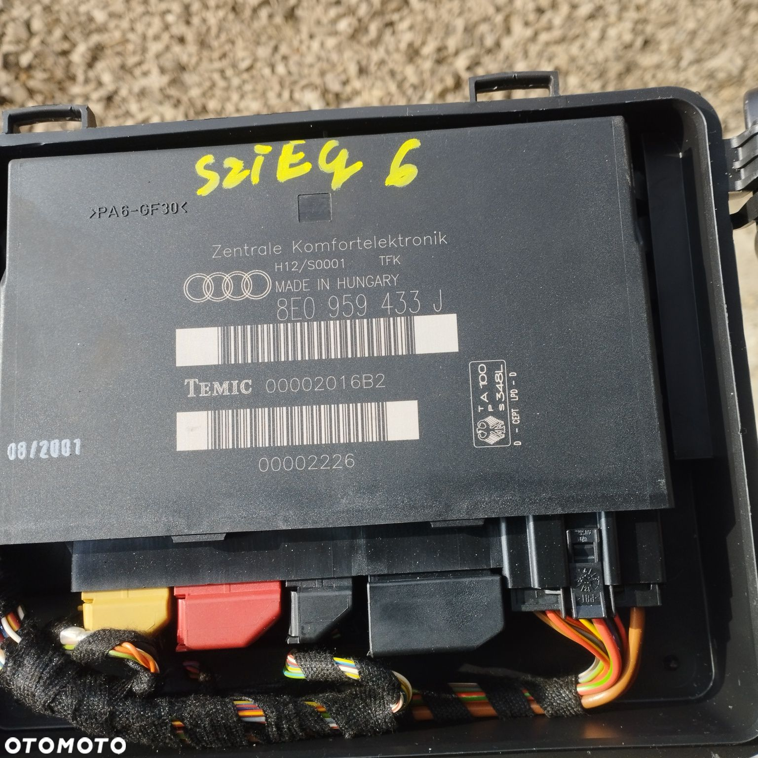 Audi a4 b6 moduł komfortu 433j z wtyczkami - 2